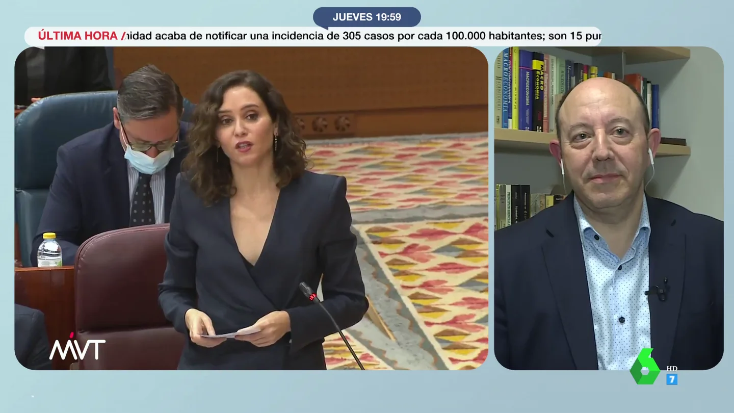 La respuesta de Gonzalo Bernardos a Ayuso tras su rifirrafe con Podemos: "Como no tiene argumentos recurre prácticamente al insulto" La respuesta de Gonzalo Bernardos a Ayuso tras su rifirrafe con Podemos: "Como no tiene argumentos recurre prácticamente al insulto"