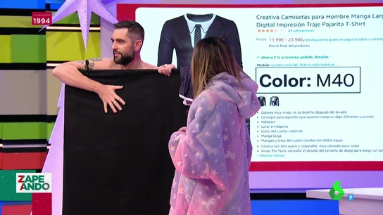 Dani Mateo se "desnuda" en pleno plató ante una alucinada Valeria Ros: "Hay una muchacha aquí abajo" Dani Mateo se "desnuda" en pleno plató ante una alucinada Valeria Ros: "Hay una muchacha aquí abajo"