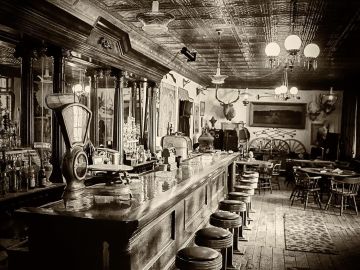 Saloon at the L.C. Ranch, Ley Seca