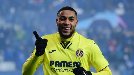 Danjuma celebra el gol del Villarreal Danjuma celebra el gol del Villarreal