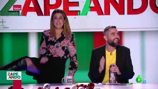 El sexy movimiento de Valeria Ros a lo Úrsula Corberó en pleno plató que sorprende a Dani Mateo El sexy movimiento de Valeria Ros a lo Úrsula Corberó en pleno plató que sorprende a Dani Mateo