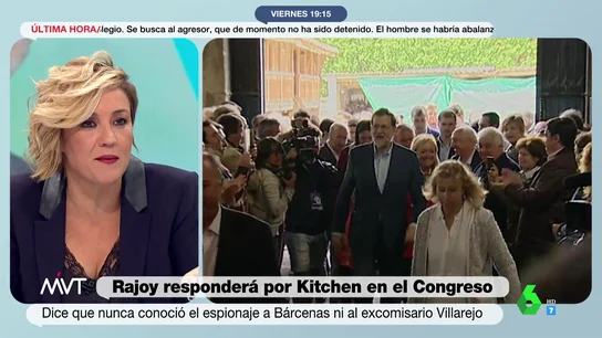 La rotunda respuesta de Cristina Pardo a Rajoy tras afirmar que no conoce a Villarejo La rotunda respuesta de Cristina Pardo a Rajoy tras afirmar que no conoce a Villarejo