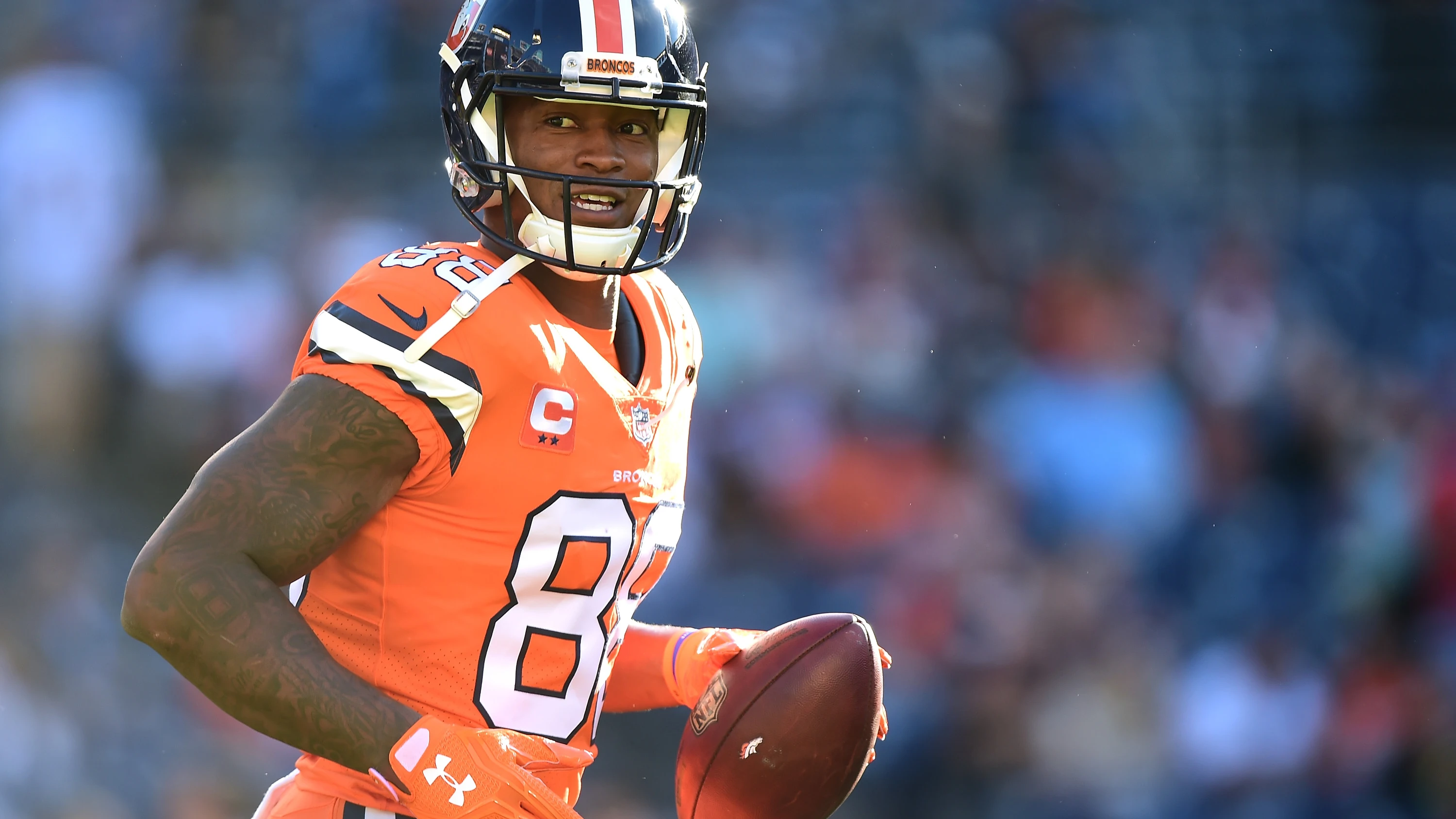 Demaryius Thomas, excampeón de la Super Bowl con los Denver Broncos