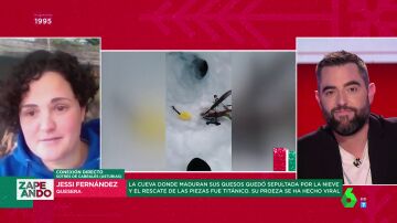 Unos queseros asturianos cavan un increíble túnel de nieve de 5 metros para salvar 50 quesos de cabrales