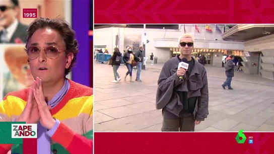 Un joven consigue cautivar a Josie con su look confeccionado por sí mismo: "Esa chaqueta es lo mejor que hemos visto en Zapeando" Un joven consigue cautivar a Josie con su look confeccionado por sí mismo: "Esa chaqueta es lo mejor que hemos visto en Zapeando"