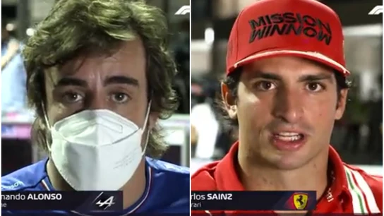 El mensaje de Alonso y Sainz para apoyar la vacunación El mensaje de Alonso y Sainz para apoyar la vacunación