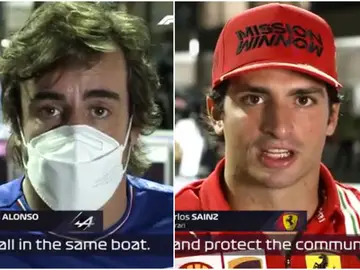 El mensaje de Alonso y Sainz para apoyar la vacunación