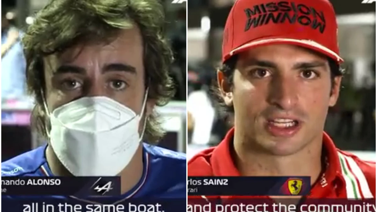 El mensaje de Alonso y Sainz para apoyar la vacunación