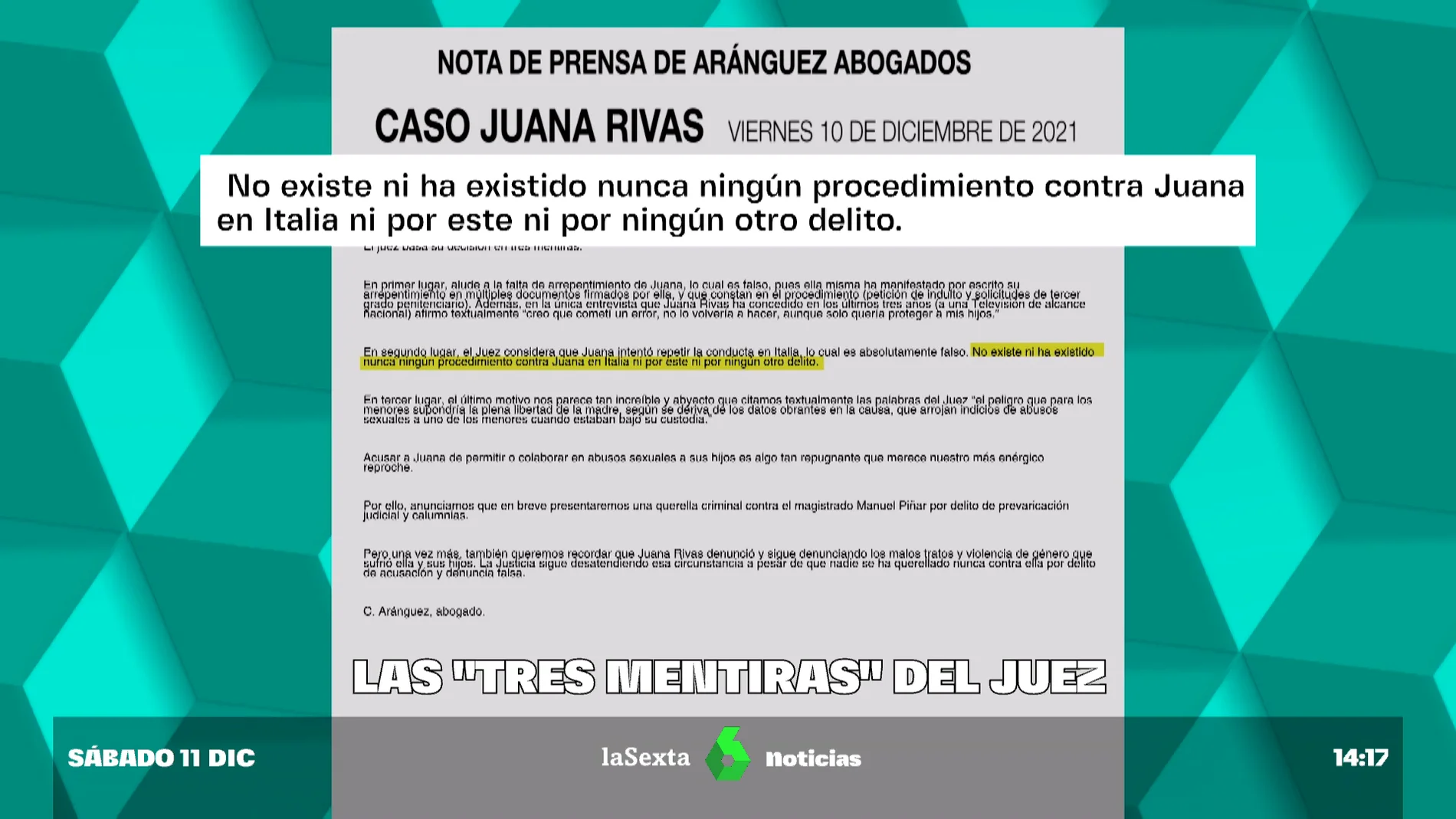 Los informes que niegan que haya indicios de abusos sexuales por parte de Juana Rivas a sus hijos