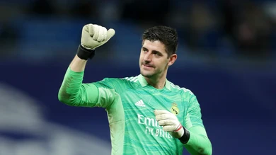 Thibaut Courtois, con el Real Madrid Thibaut Courtois, con el Real Madrid