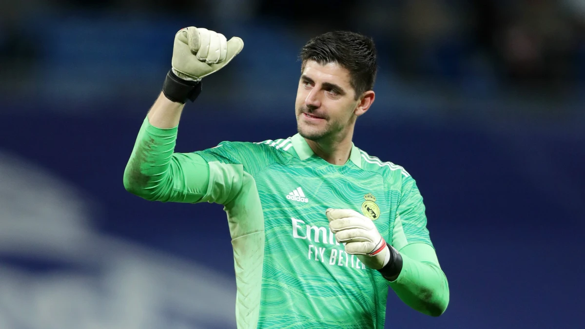 Thibaut Courtois, con el Real Madrid