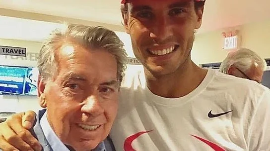 Rafa Nadal, con Manolo Santana Rafa Nadal, con Manolo Santana