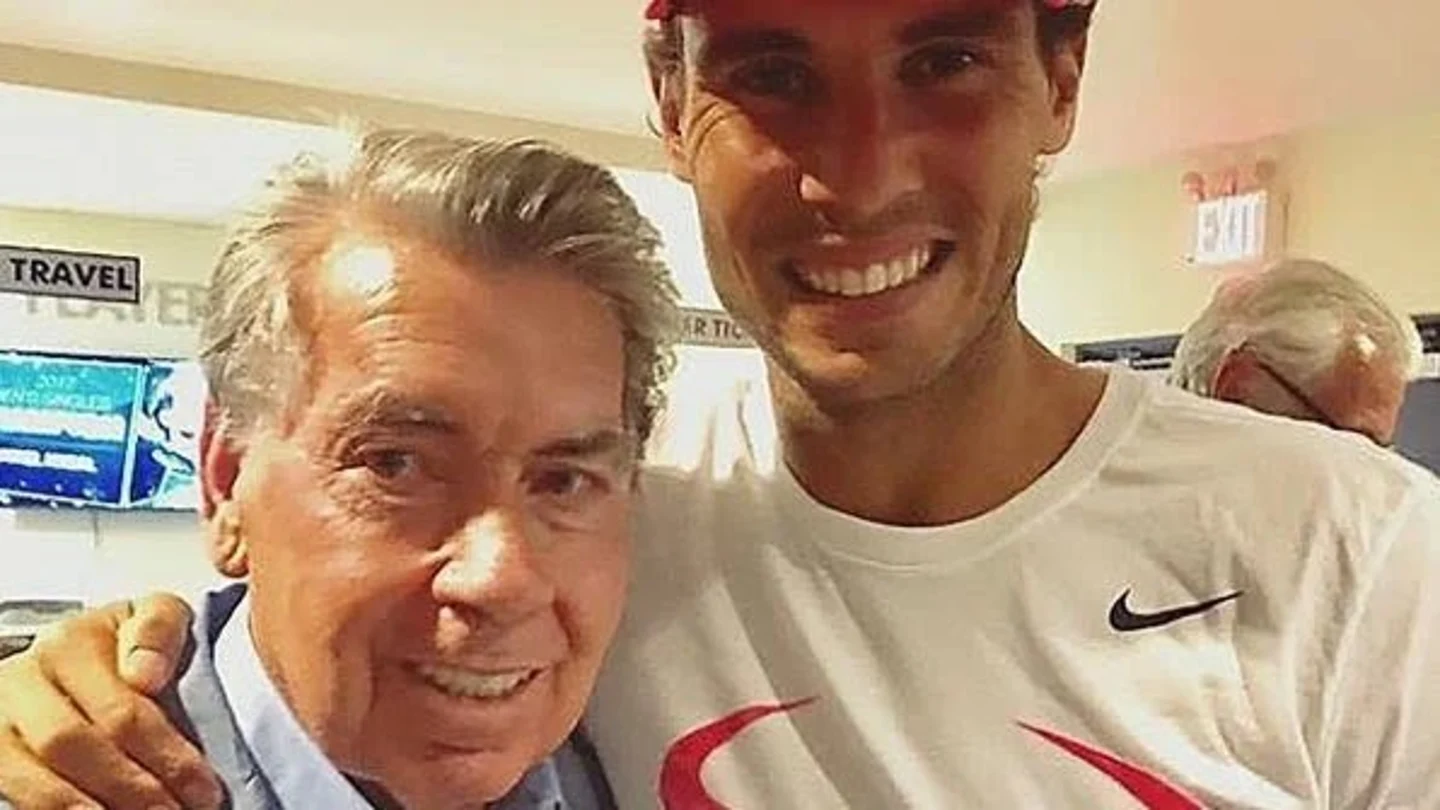 Rafa Nadal, con Manolo Santana Rafa Nadal, con Manolo Santana