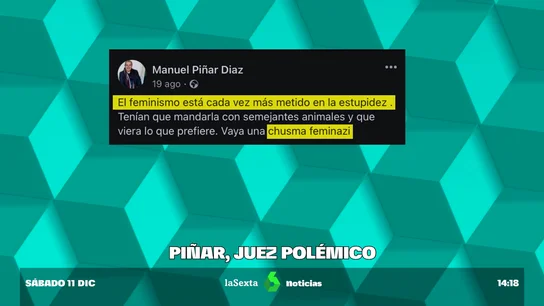 De "chusma feminazi" a la "estupidez" del feminismo: los polémicos mensajes en Facebook del juez Manuel Piñar De "chusma feminazi" a la "estupidez" del feminismo: los polémicos mensajes en Facebook del juez Manuel Piñar
