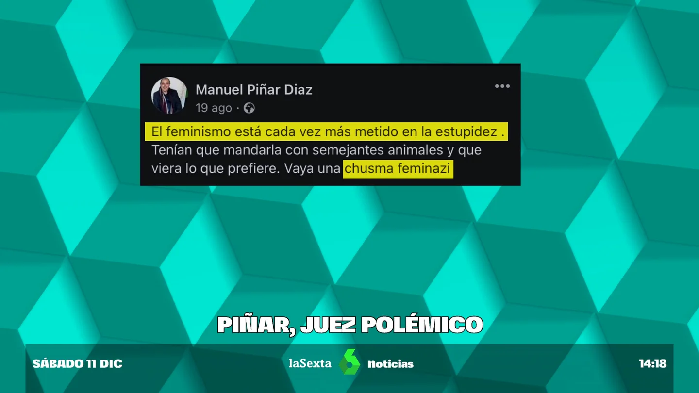 De "chusma feminazi" a la "estupidez" del feminismo: los polémicos mensajes en Facebook del juez Manuel Piñar De "chusma feminazi" a la "estupidez" del feminismo: los polémicos mensajes en Facebook del juez Manuel Piñar