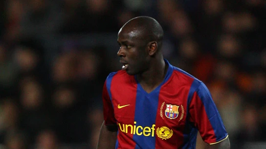 Thuram, con el Barça Thuram, con el Barça