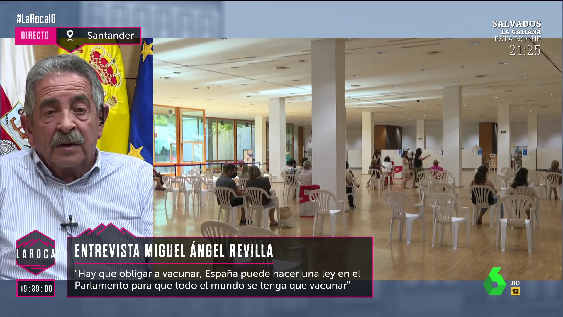Miguel Ángel Revilla en La Roca