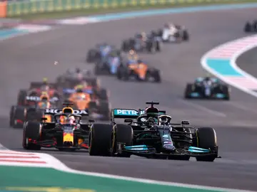 Hamilton, por delante de Verstappen en Abu Dabi