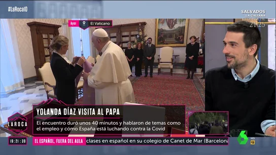 Ramón Espinar comenta el encuentro entre el papa y Yolanda Díaz Ramón Espinar comenta el encuentro entre el papa y Yolanda Díaz