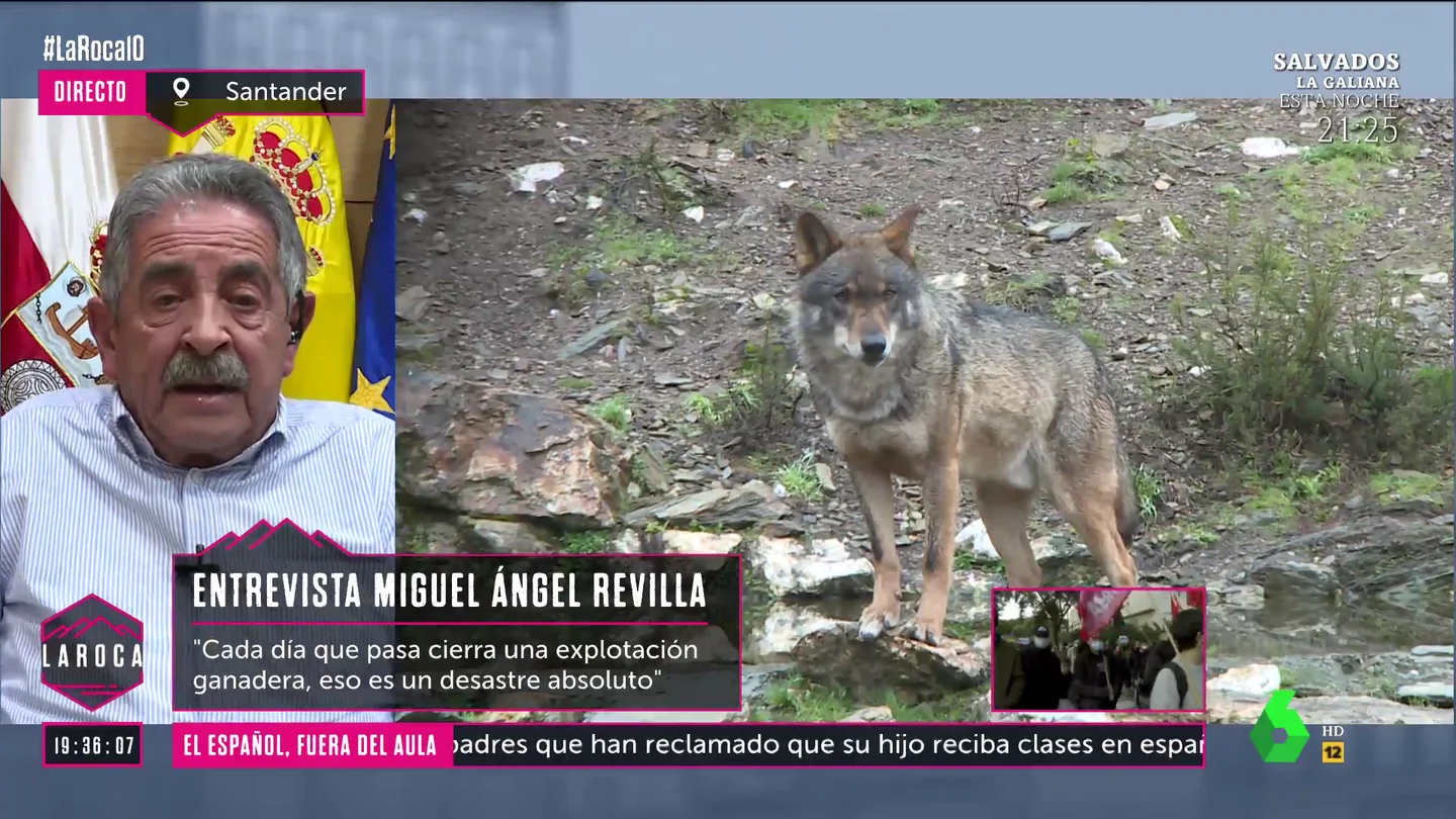 Miguel Ángel Revilla en La Roca Miguel Ángel Revilla en La Roca