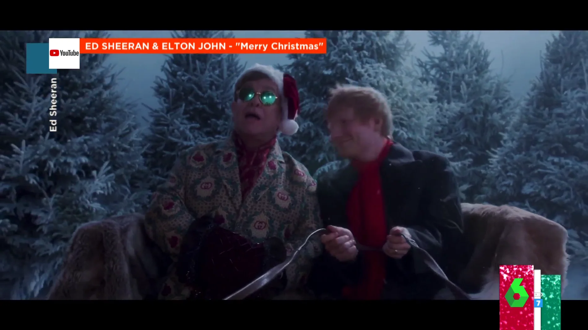 El 'temazo' navideño con el que Ed Sheeran y Elton John tratan de desbancar a Mariah Carey