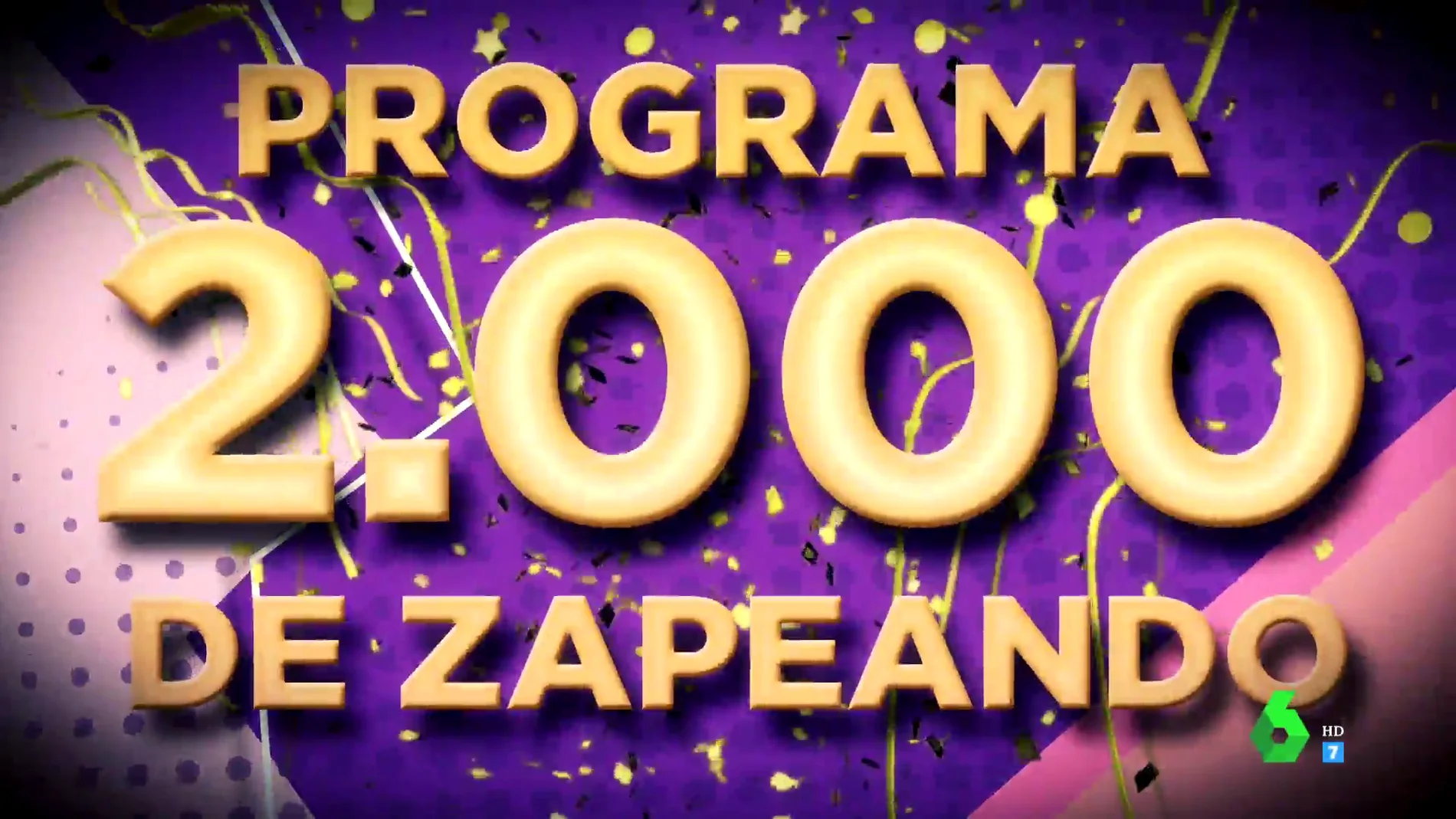 Este viernes Zapeando celebra sus 2000 programas con un programa nunca visto: ¡prepárate para la gran fiesta sorpresa!