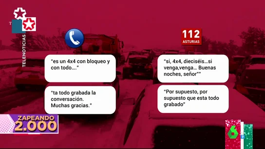 "Somos mayorinos ya para saber lo que hacemos, ¿eh?": así fue la llamada viral entre unos jóvenes atrapados en la nieve y el 112 "Somos mayorinos ya para saber lo que hacemos, ¿eh?": así fue la llamada viral entre unos jóvenes atrapados en la nieve y el 112