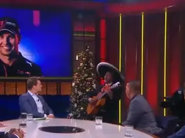 La TV holandesa agradece a México la defensa de Checo Pérez a Hamilton... ¡con mariachis!