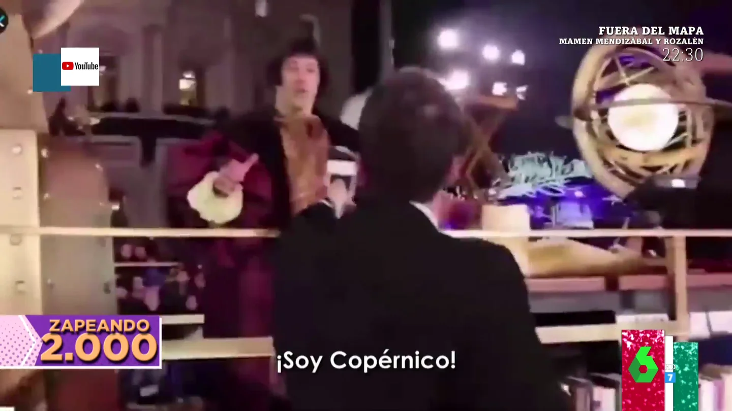 Así fue el lapsus viral de Álvaro Ojeda confundiendo a Copérnico con Colón que todavía desata risas en Zapeando Así fue el lapsus viral de Álvaro Ojeda confundiendo a Copérnico con Colón que todavía desata risas en Zapeando