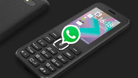 Un "feature phone" Un "feature phone"