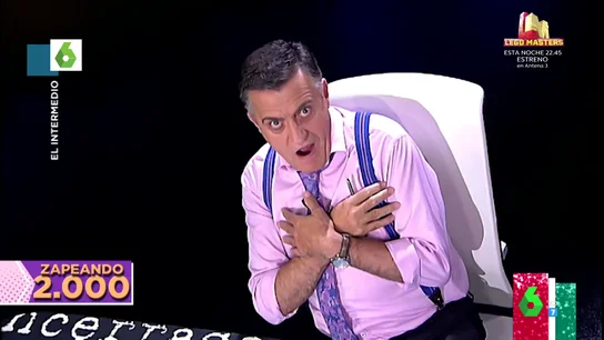Así fue el momento más surrealista de la historia de El Intermedio: la reacción de Wyoming durante dos interminables minutos en silencio Así fue el momento más surrealista de la historia de El Intermedio: la reacción de Wyoming durante dos interminables minutos en silencio