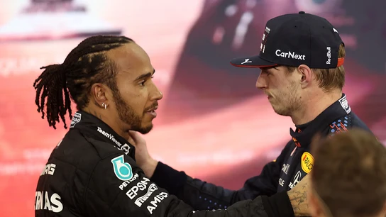 Lewis Hamilton y Max Verstappen Lewis Hamilton y Max Verstappen