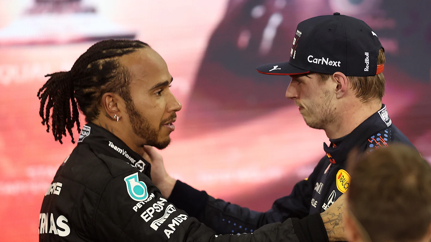 Lewis Hamilton y Max Verstappen Lewis Hamilton y Max Verstappen