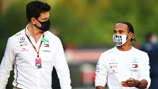 Toto Wolff y Lewis Hamilton Toto Wolff y Lewis Hamilton