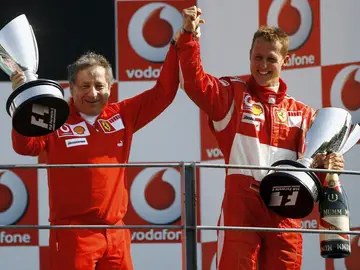 Jean Todt y Michael Schumacher 