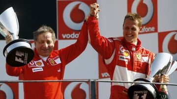 Jean Todt y Michael Schumacher 