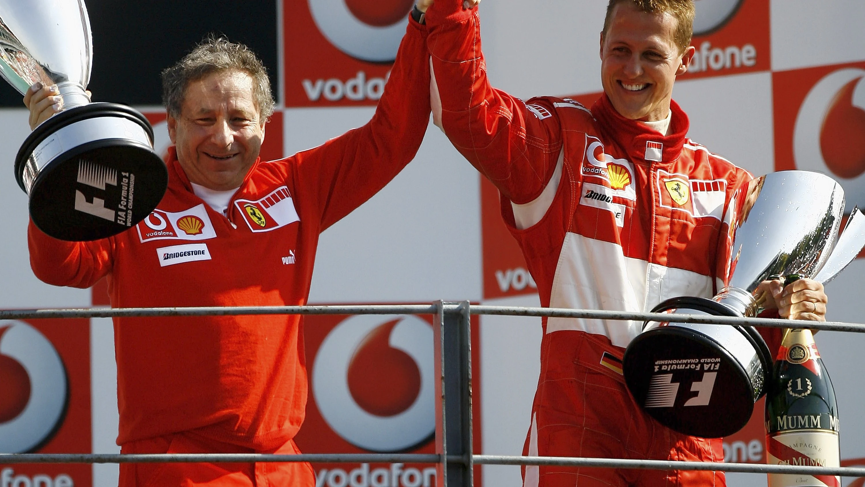 Jean Todt y Michael Schumacher 