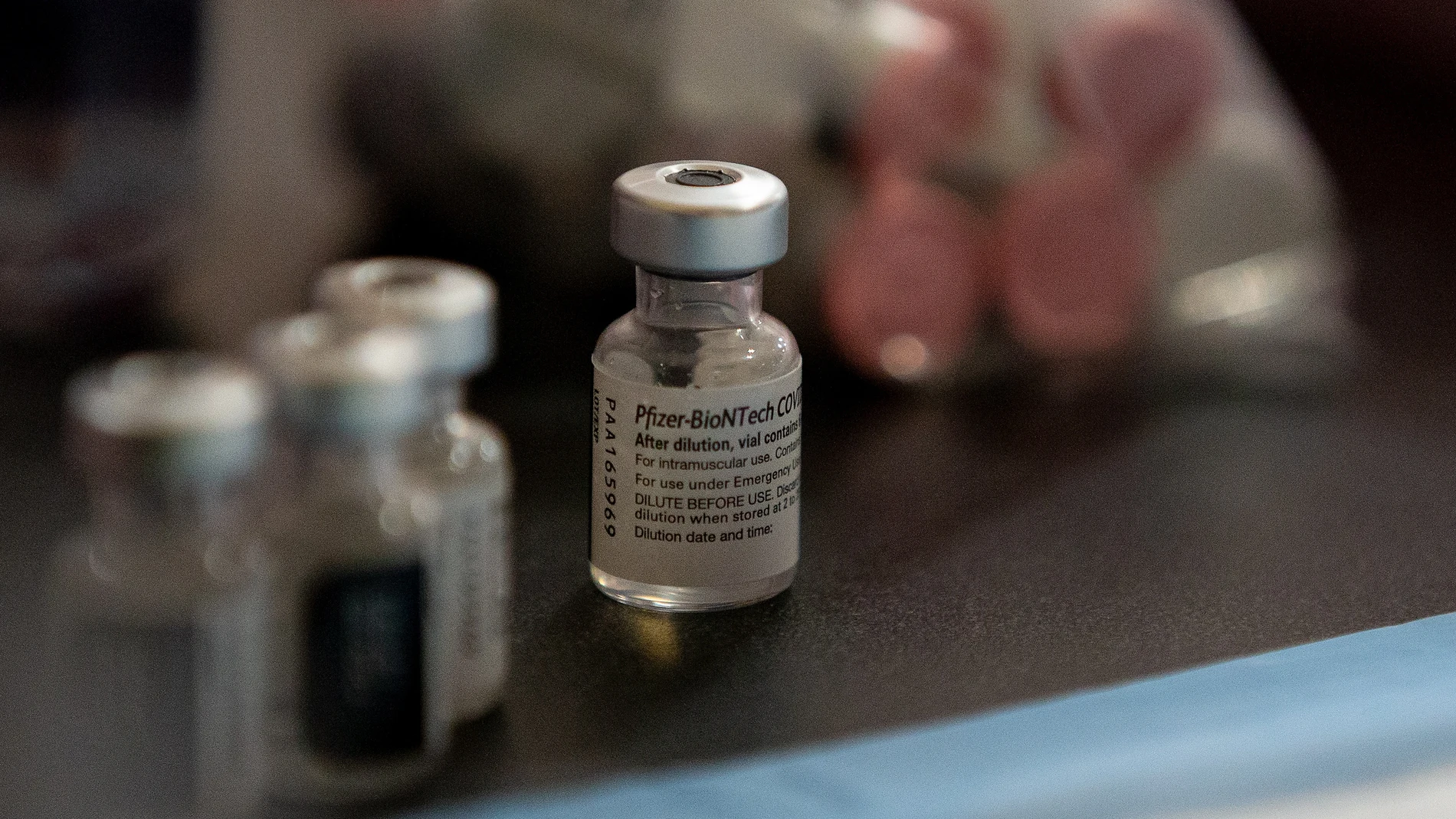 Fotografía de archivo de la vacuna Pfizer-BioNTech contra el COVID-19.