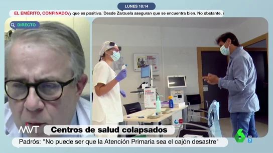 ¿Cuándo se debe acudir al médico para realizarse un test de COVID? La receta del doctor Padrós para evitar el colapso ¿Cuándo se debe acudir al médico para realizarse un test de COVID? La receta del doctor Padrós para evitar el colapso
