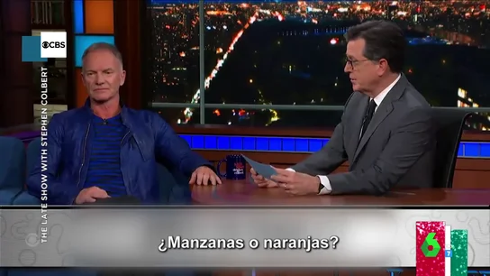 Las 15 preguntas con las que conocer a fondo a alguien según Stephen Colbert: así responde Sting Las 15 preguntas con las que conocer a fondo a alguien según Stephen Colbert: así responde Sting
