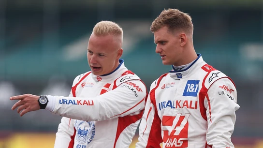Nikita Mazepin y Mick Schumacher Nikita Mazepin y Mick Schumacher