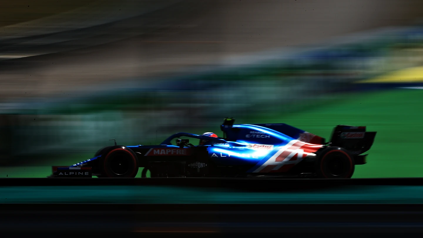 El Alpine de Esteban Ocon El Alpine de Esteban Ocon