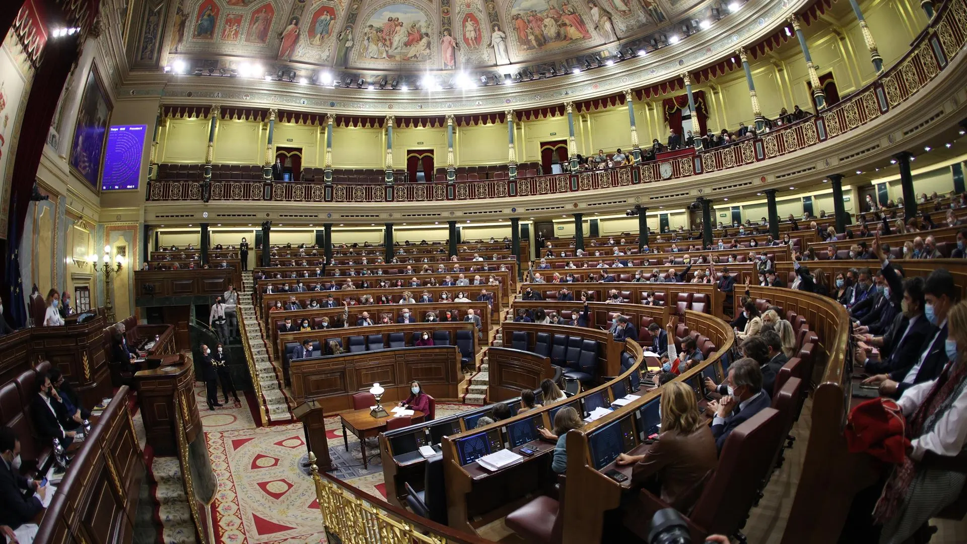 Vista del Congreso de los Diputados