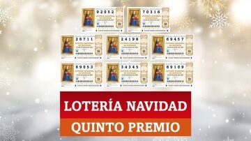 Los quintos premios de la Lotería de Navidad