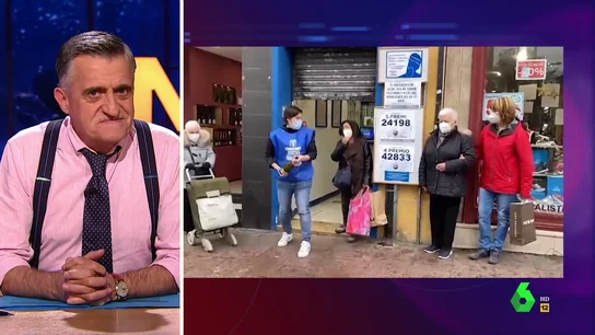Wyoming analiza "la celebración más triste" de la Lotería de Navidad en Barcelona Wyoming analiza "la celebración más triste" de la Lotería de Navidad en Barcelona