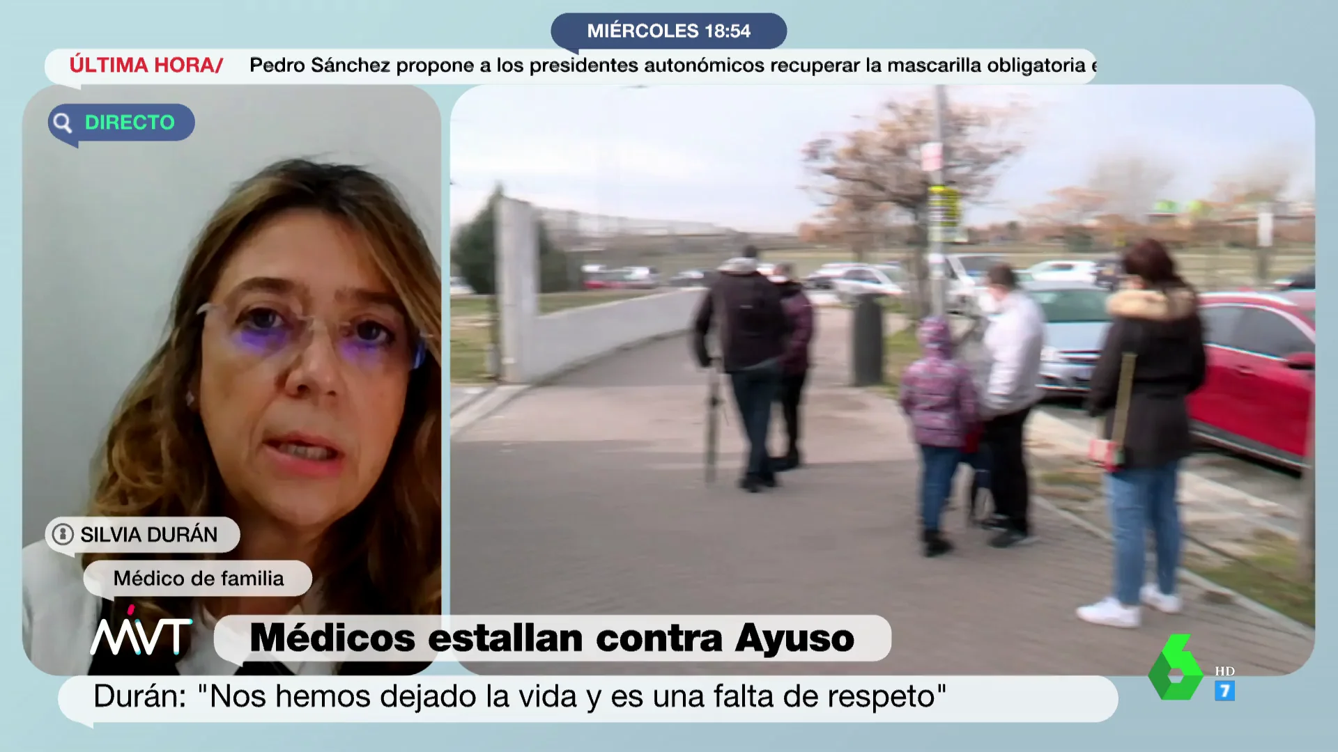 La respuesta de una médica de familia a Ayuso por culparles del colapso en los centros de salud