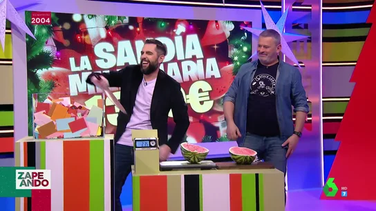 El 'pique' de un participante de la 'Sandía millonaria' con Dani Mateo: "¡Puñalada!" El 'pique' de un participante de la 'Sandía millonaria' con Dani Mateo: "¡Puñalada!"