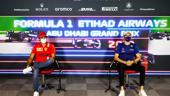 Carlos Sainz y Nicholas Latifi Carlos Sainz y Nicholas Latifi