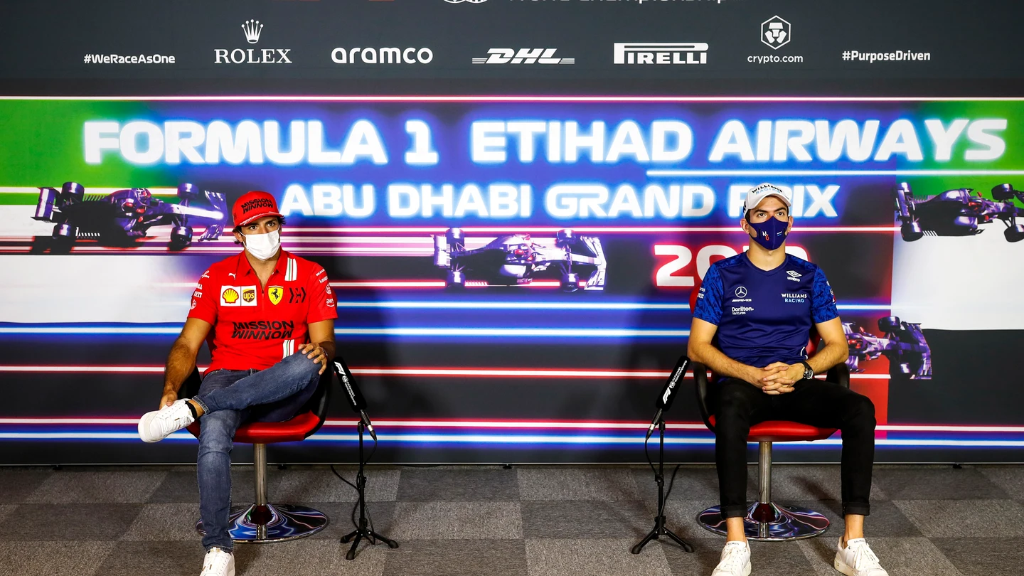 Carlos Sainz y Nicholas Latifi Carlos Sainz y Nicholas Latifi
