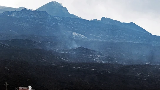 El volcán de La Palma, este 24 diciembre. El volcán de La Palma, este 24 diciembre.